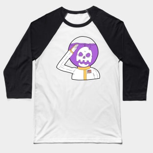 Space Skull Baseball T-Shirt